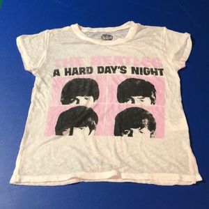 Beatles shirtsleeve womens t shirt